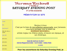 Tablet Screenshot of norman-rockwell-france.com